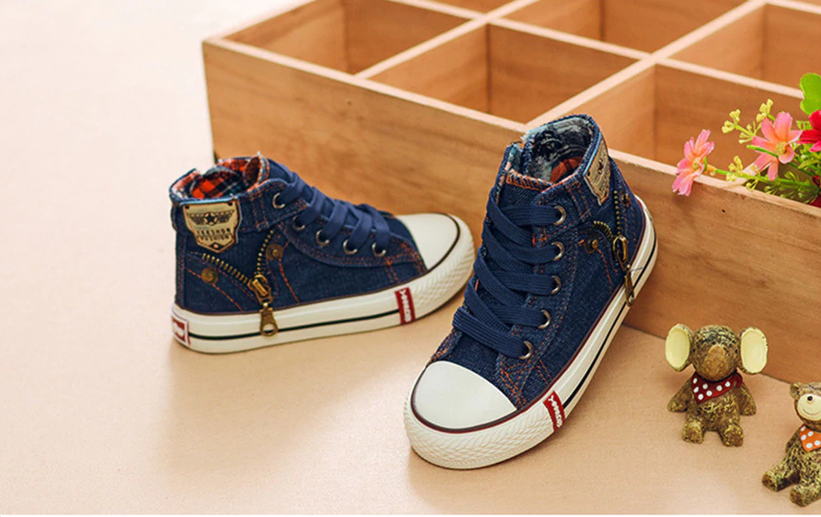 Tênis Jeans - Azul Claro