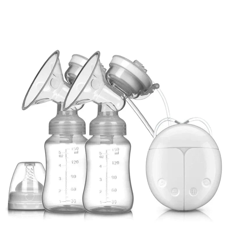 Bomba dupla Elétrica de Mama para sucção de leite BabyNutri | USB - Compre 1 leve 2