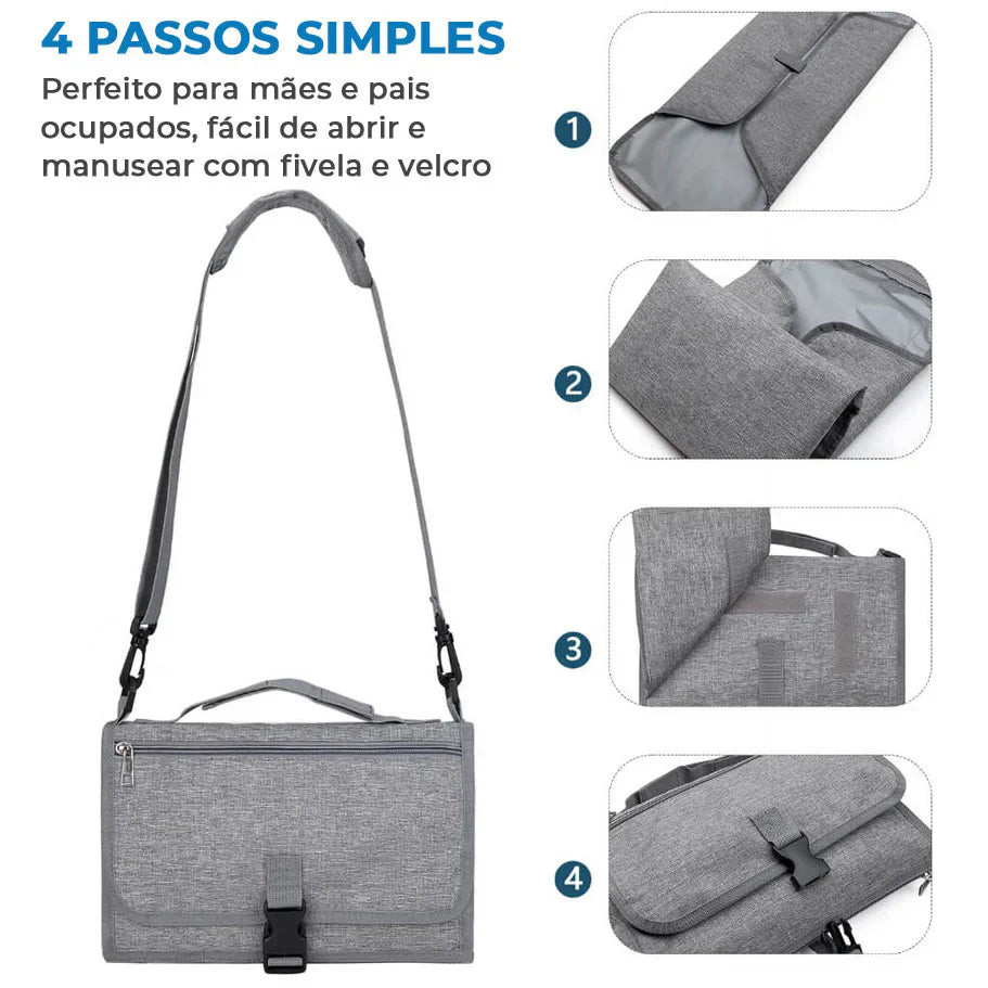 Trocador de Bebê portátil 3 em 1 BabyJoe