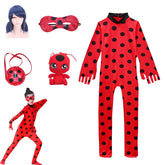 Fantasia Ladybug Com Peruca e Acessório de Brinde