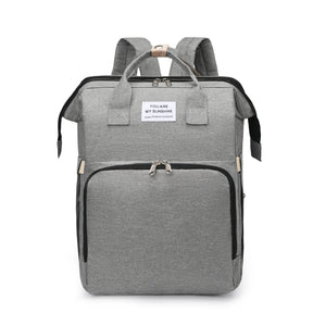 Mochila Maternidade Multifuncional 4 em 1 MixBag | Vira Berço e Troca Fraldas