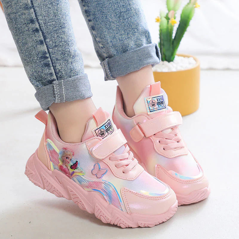 Tênis Infantil Feminino Frozen Elsa LittleGirl